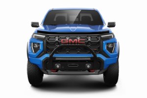 GMC Canyon Hood Protector - Husky Liners - Aeroskin - Smoke - `23-`25